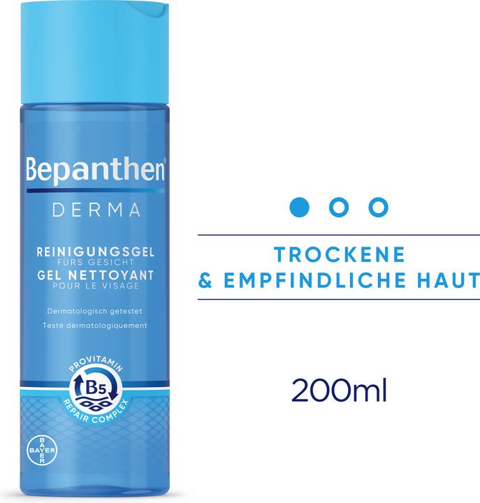 Actual product image Bepanthen Derma Cleansing gel for the face (Gel, 200 ml)