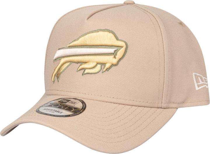 New Era 9Forty A-Frame Cap - NFL Buffalo Bills Camel Beige (One Size)