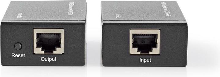 Immagine prodotto Nedis Estensore HDMI T su CAT6 fino a 60,0 m 1080p 1,65 Gbps Metallo Antracite (1 m, HDMI)