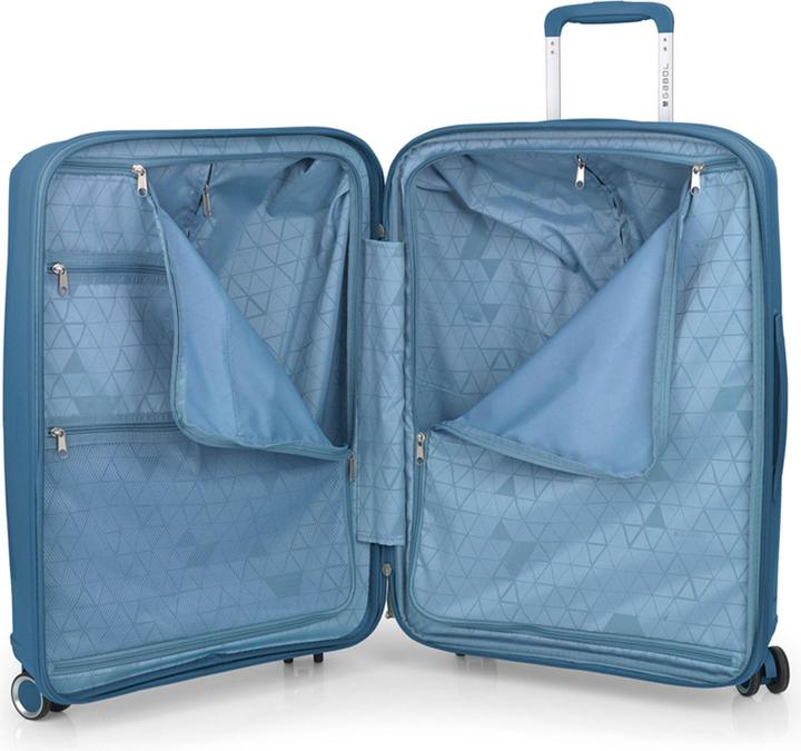 Actual product image Gabol Queens 4-wheel suitcase set 3-piece with stretch fold (223 l, XL (from 140l))