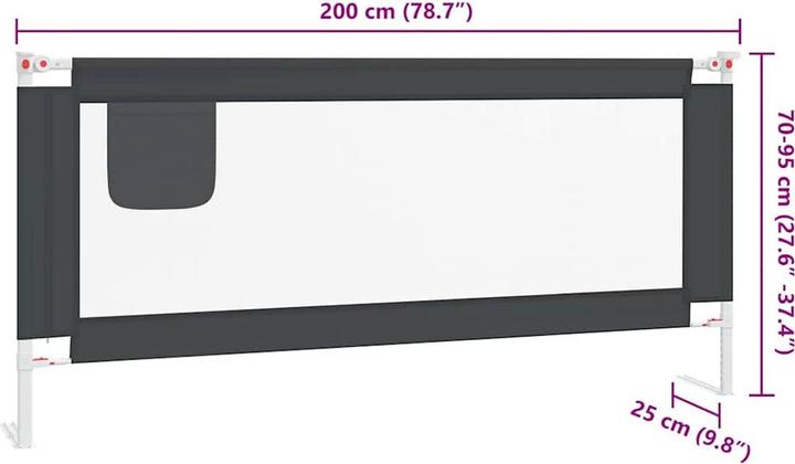 Immagine prodotto VidaXL Bettgitter (200 cm)