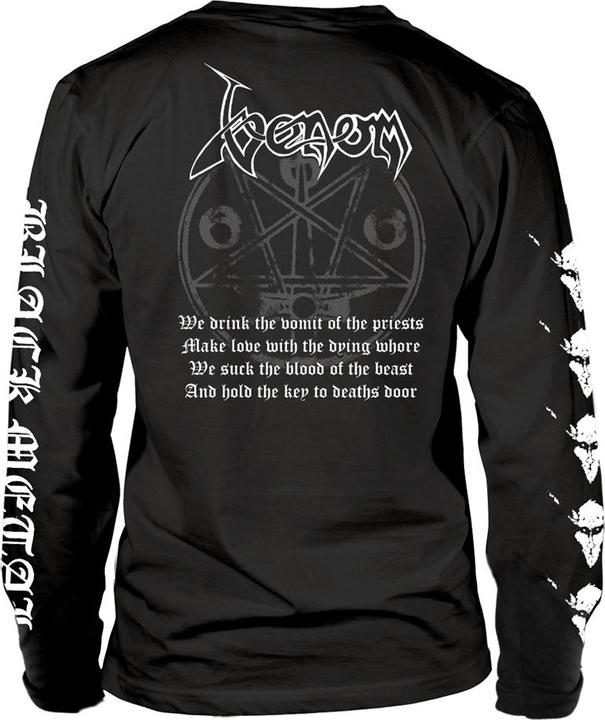 Immagine prodotto Venom Black Metal White Print (Longsleeve) (XL)