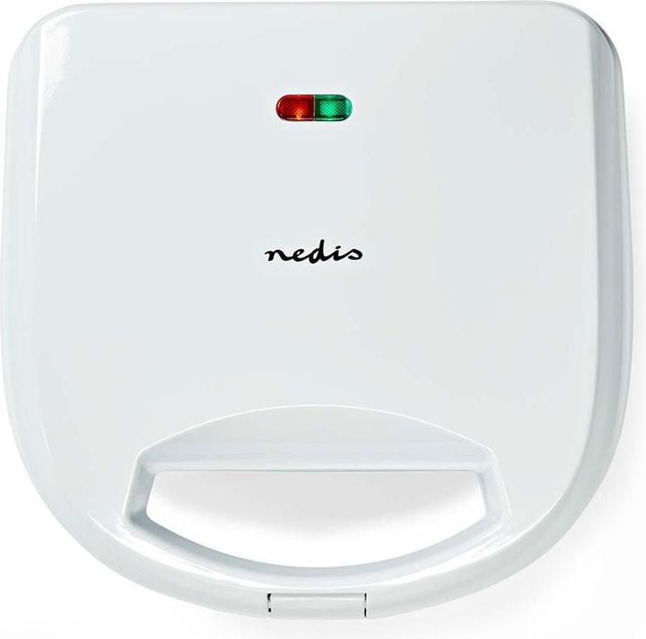 Produktbild Nedis KASM110FWT Sandwichmaker 700 W 20.5 x 12 cm Automatischer Temperaturkontrolle ABS (EU-Stecker)