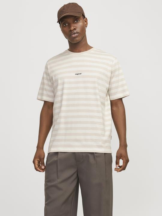 Image du produit Jack & Jones Gestreift Rundhalsausschnitt T-shirt T-shirt (XS)