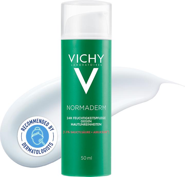 Produktbild Vichy Normaderm 24h Feuchtigkeitspflege (50 ml, 24h Creme)