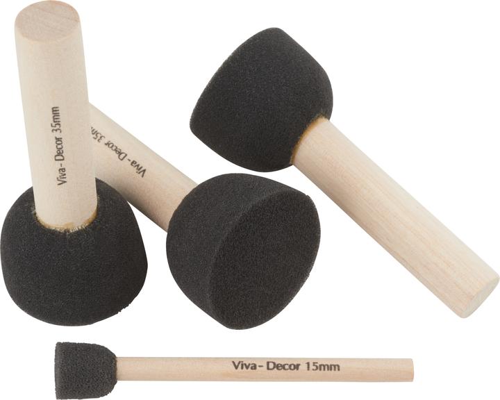 Actual product image Viva Decor MyPaperWorld stippling brushes, set of 4 (35 mm)