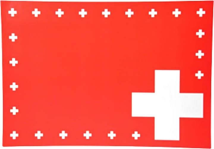 Weco Croix suisse (8 x, 40 x 30 cm)