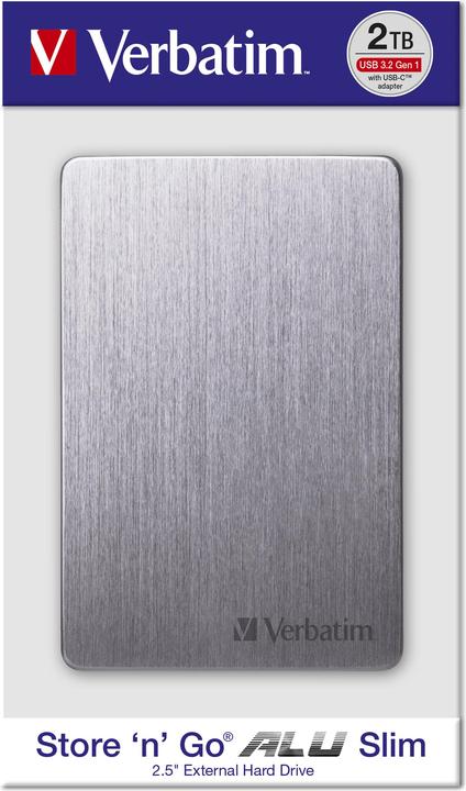 Produktbild Verbatim Store 'n' Go Alu Slim (2 TB)