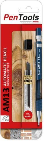 Actual product image Pentel Mechanical pencil AM13, lead thickness: 1.5 mm, dark blue (1.30 mm, HB, 1 x)