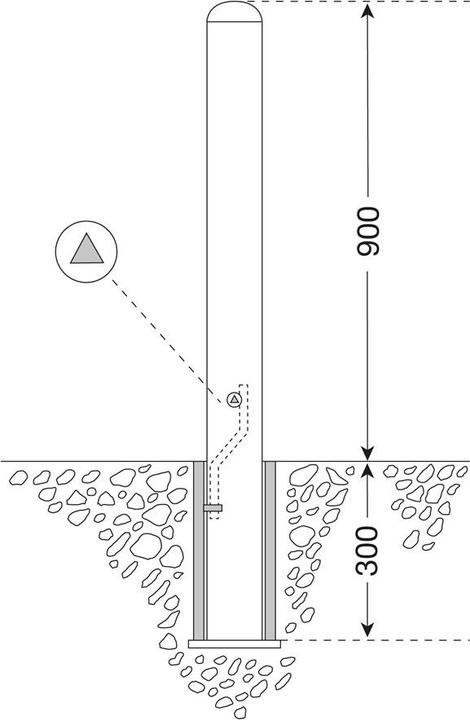 Produktbild kaiserkraft Edelstahlpoller