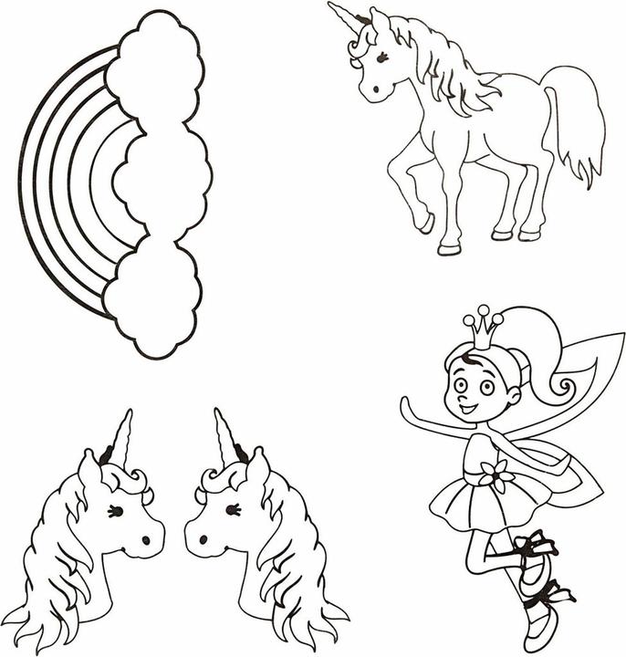 Immagine prodotto Creativ Company Unicorno a foglio termoretraibile