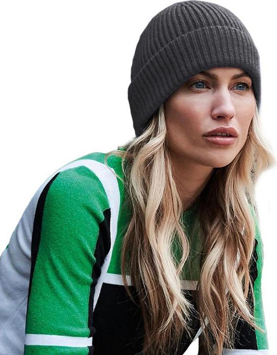 Produktbild Beechfield Engineer Strick Ripp Beanie (One Size)