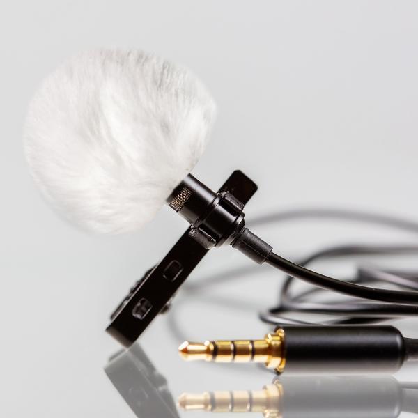 Produktbild keepdrum WS05-WH Mini Fell-Windschutz Weiss (Fell)
