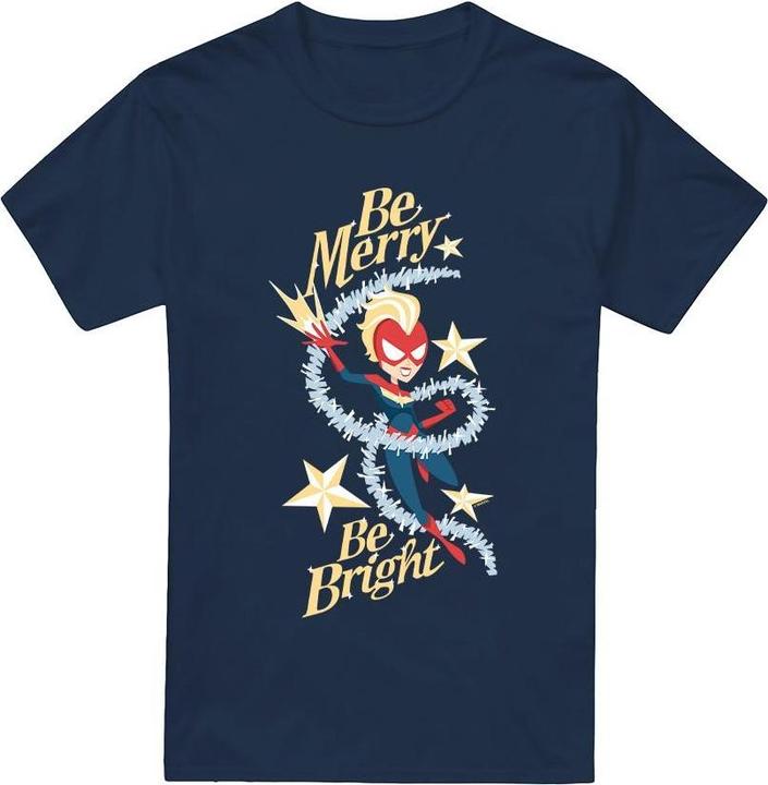 Captain Marvel Be Merry Be Bright TShirt