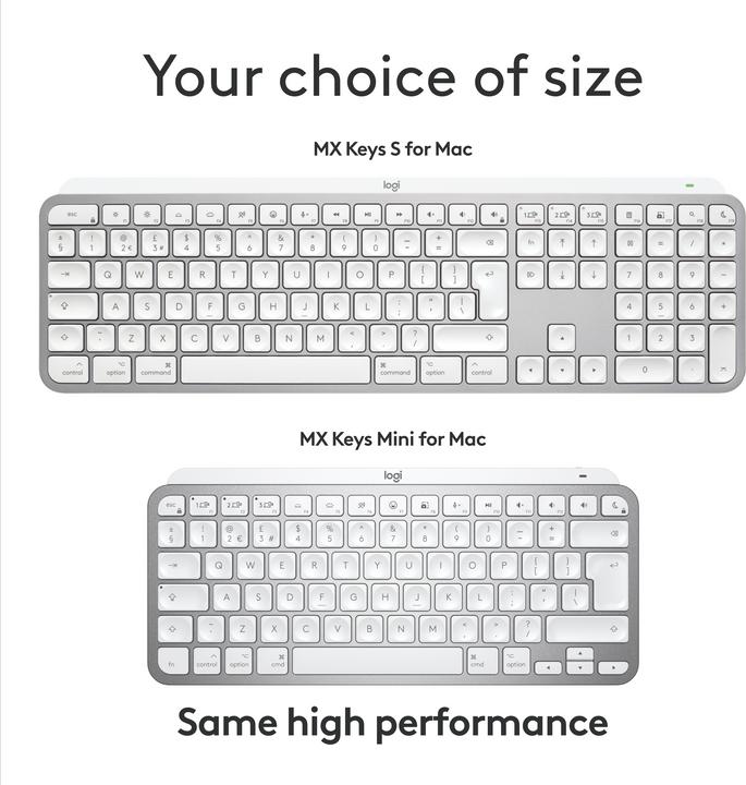 Produktbild Logitech MX Keys S for Mac (CH, Kabellos)