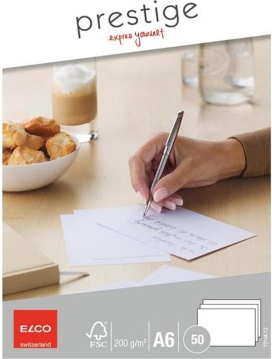 Actual product image Elco Writing cards Prestige (A6, 200 g/m², 50 x)