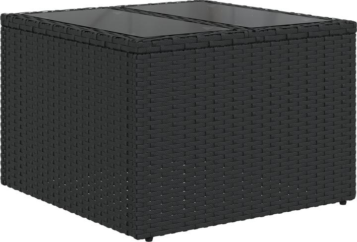 Immagine prodotto VidaXL Set di divani da giardino da 6 pezzi con cuscini in poly rattan nero