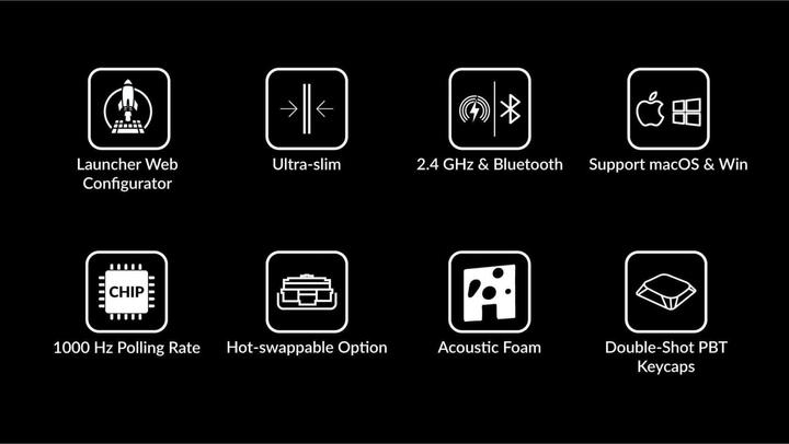 Image du produit Keychron K5 Max (CH, Filaire, Sans fil)