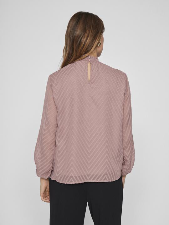 Actual product image Vila High Neck Long Sleeve Blouse (40)
