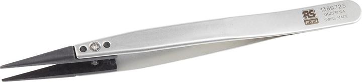 Rs Pro Plastic replaceable tip tweezers 130mm.