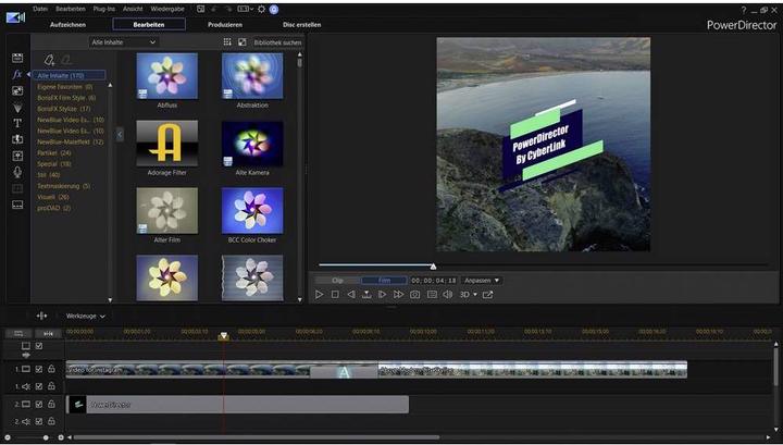Produktbild CyberLink PowerDirector 18 Ultra (1 User, unbegrenzt)