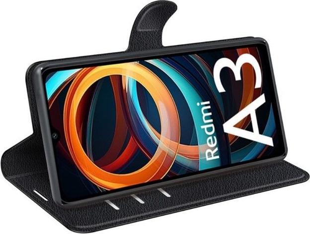 Produktbild MU Classic Litchi Leder Bookcover Series (Xiaomi Redmi A3)