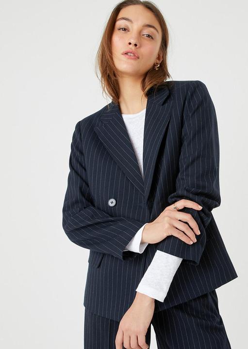 Produktbild La Redoute Collections Taillierter Blazer mit Nadelstreifen (50)
