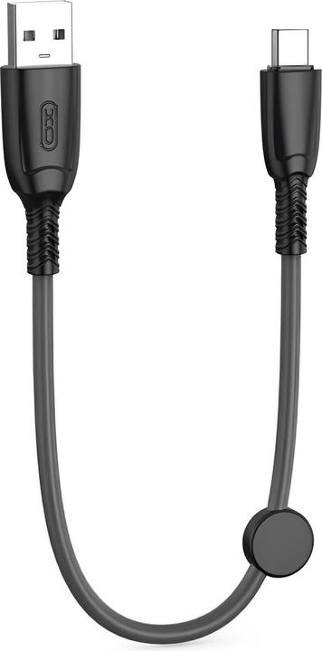 Image du produit xO câble NB247 USB - microUSB 0,25 m 6A noir (0.25 m, USB 3.0)