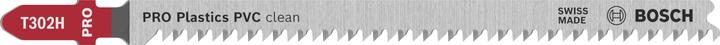 Nutritional values and ingredients Bosch Professional Zubehör PRO Plastics PVC clean T302H Jigsaw blade, 132 mm, 5 pcs.