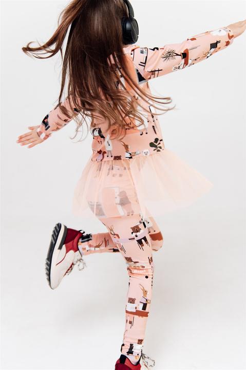Actual product image Hebe Langarmshirt mit Tüllrüsche und Tierprint (86)