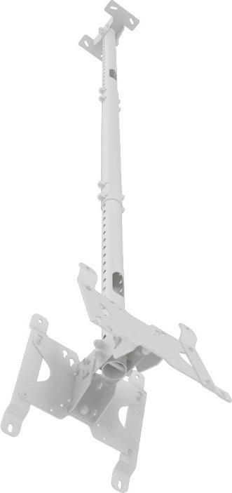Image du produit Multibrackets Support plafond jusqu'à 2x32", alu, blanc, Back to Back (Plafond, 32", 28 kg)