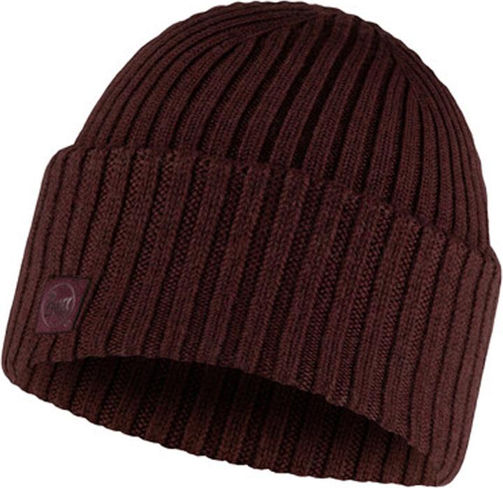 Actual product image Buff Knitted Hat Ervin Maroon (One size)