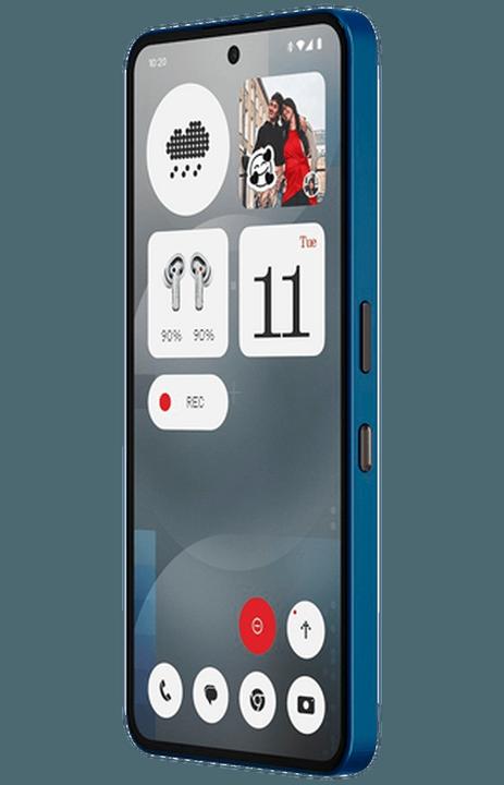 Actual product image Nothing Phone (3a) (256 GB, Blue, 6.77", Dual SIM, 50 Mpx, 5G)