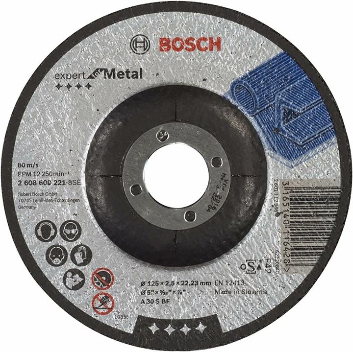 Bosch Professional Zubehör PRO Metal cutting disc, 125 x 2.5 x 22.23 mm