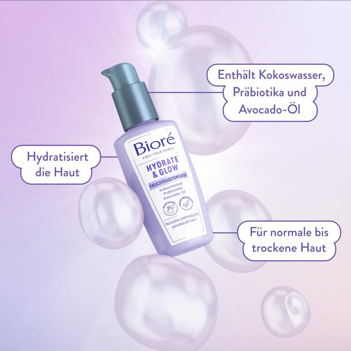 Produktbild Bioré Hydrate & Glow (100 ml, Tagescreme)