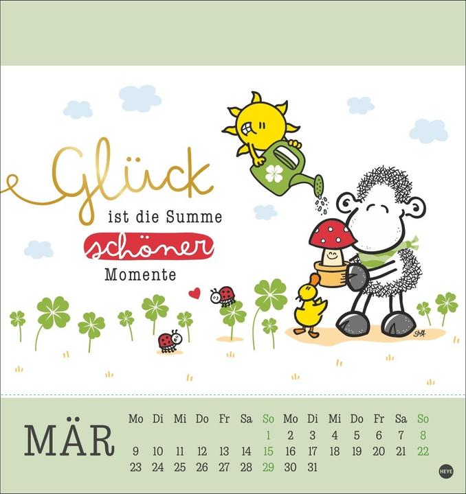 Produktbild sheepworld Postkartenkalender 2026 (Harter Einband, Deutsch)