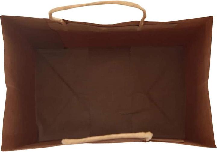 Produktbild VidaXL Kraftpapiertüten 50 Stk. mit Henkel Schwarz 32x22x28 cm Papiertüte (Geschenkbox, 50 x)