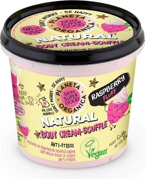 Actual product image Planeta Raspberry Fluff (Body cream, 360 ml)
