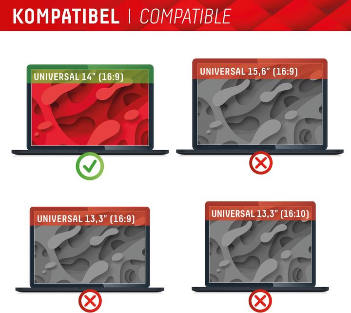 Produktbild Displex Privacy Safe, Laptop Blickschutzfilter (14", 16 : 9)