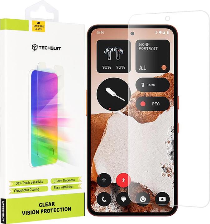 Actual product image Techsuit - Clear Vision Glass - Nothing CMF Phone 2 Pro - Transparent (1 Piece, Nothing CMF Phone 2 Pro)
