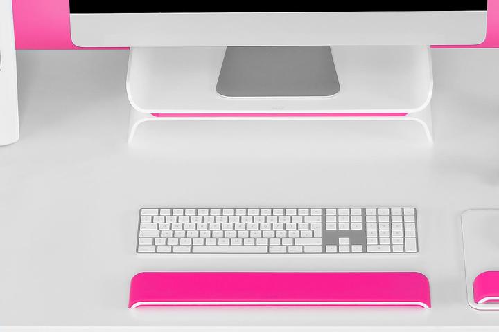 Actual product image Leitz Wrist rest WOW 65230023 white/pink