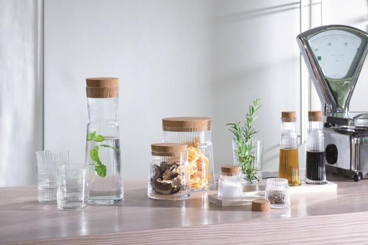 Image du produit LSA Gio Line Behälter & Korkstopfen H12.5cm Klar