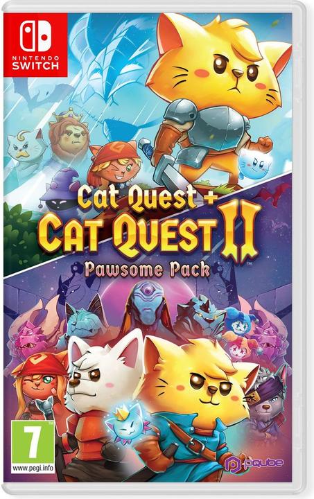 Actual product image Pqube Cat Quest + Cat Quest 2 - Pawsome Pack (Switch, Multilingual)