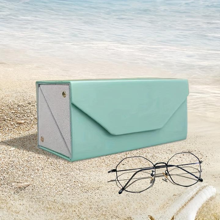 Only-Bags.Store Aufbewahrungsbox aus PU-Leder mit Samtfutter | Mehrfarbiger 2-Fächer-Organizer für Brillen, Schmuck