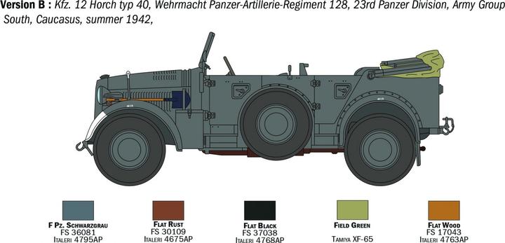 Actual product image 1:35 Kfz.12 Horch 901 typ 40 Frühe Ausf.