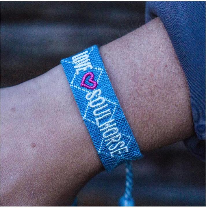Immagine prodotto Soulhorse Bracciale in tessuto Love (24 cm)