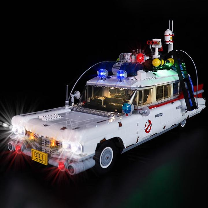 Immagine prodotto BrickBling LED Licht Set für LEGO Ghostbusters: Auto ECTO-1 (10274) inkl. Fernbedienung