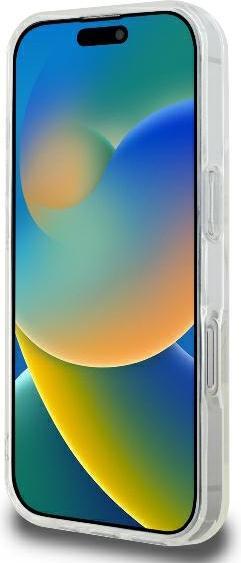 Actual product image Guess GUHMP16LHFGERET iPhone 16 Pro 6.3" przeźroczysty/transparent hardcase IML Glitter Circle MagSa (Apple iPhone 16 Pro)