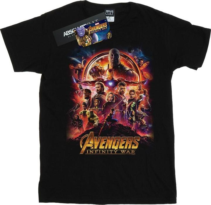 Avengers Infinity War Movie Poster TShirt Jungen