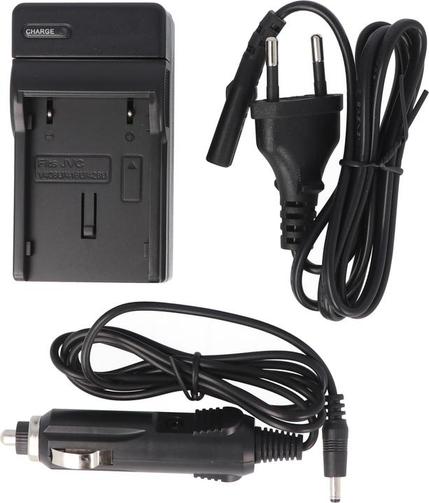 Image du produit XCell Chargeur rapide compatible avec JVC BN-V408 Batterie BN-V416, BN-V428 (Chargeur de batterie d'appareil photo)